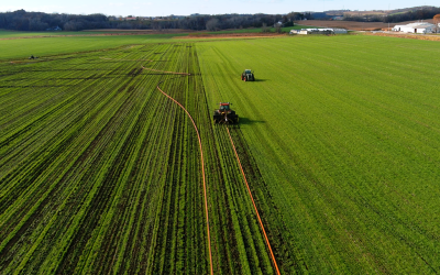 Manure Injection into Cover Crops