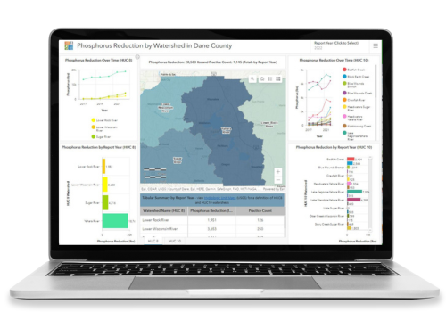 Phosphorus Reduction by Watershed Dashboard thumbnail image